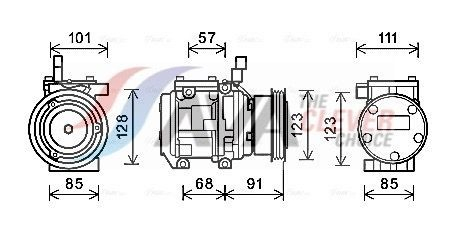 KAAK145 AVA Компресор холодоагенту